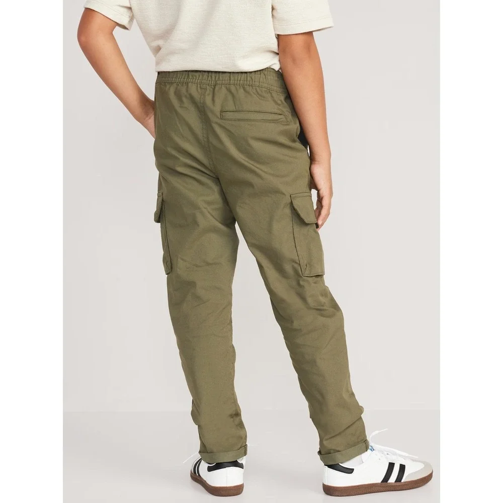 Old‎ Navy Boy's Built-In Flex Tapered Tech Cargo Pants - Alpine Tundra - Medium